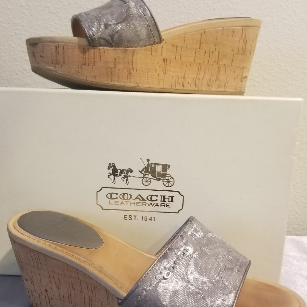 Coach slip on wedges - Picture 4 of 4